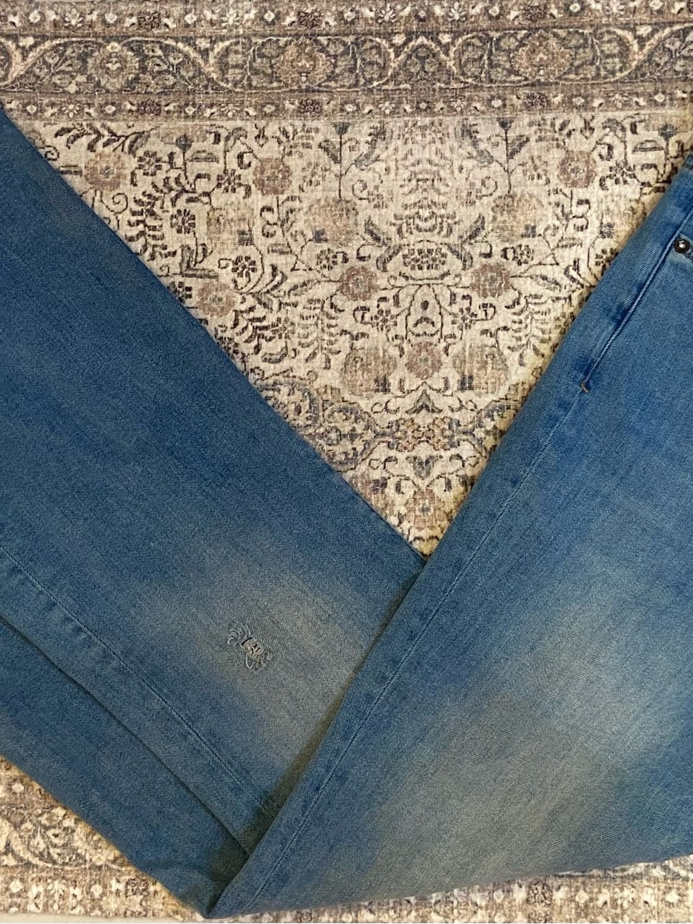 Anthropologie Wide-Leg Jeans in Medium Blue Wash